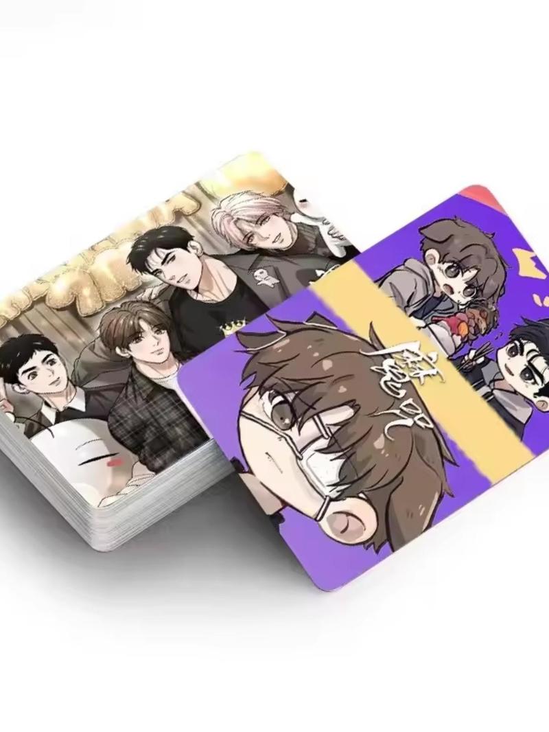 Korean Manga Curse Dual-Sided 30 Cards Set, High-Quality Photo Card Boxed Collection, Perfect Gift Greeting Cards
