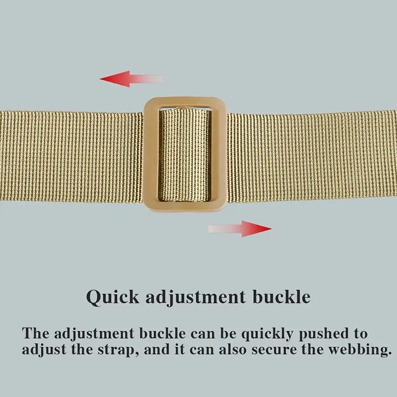 Lightweight Tactical Dog Harness with D-Ring, Adjustable Nylon Vest for Walking, Training, Daily Use, Olive Options