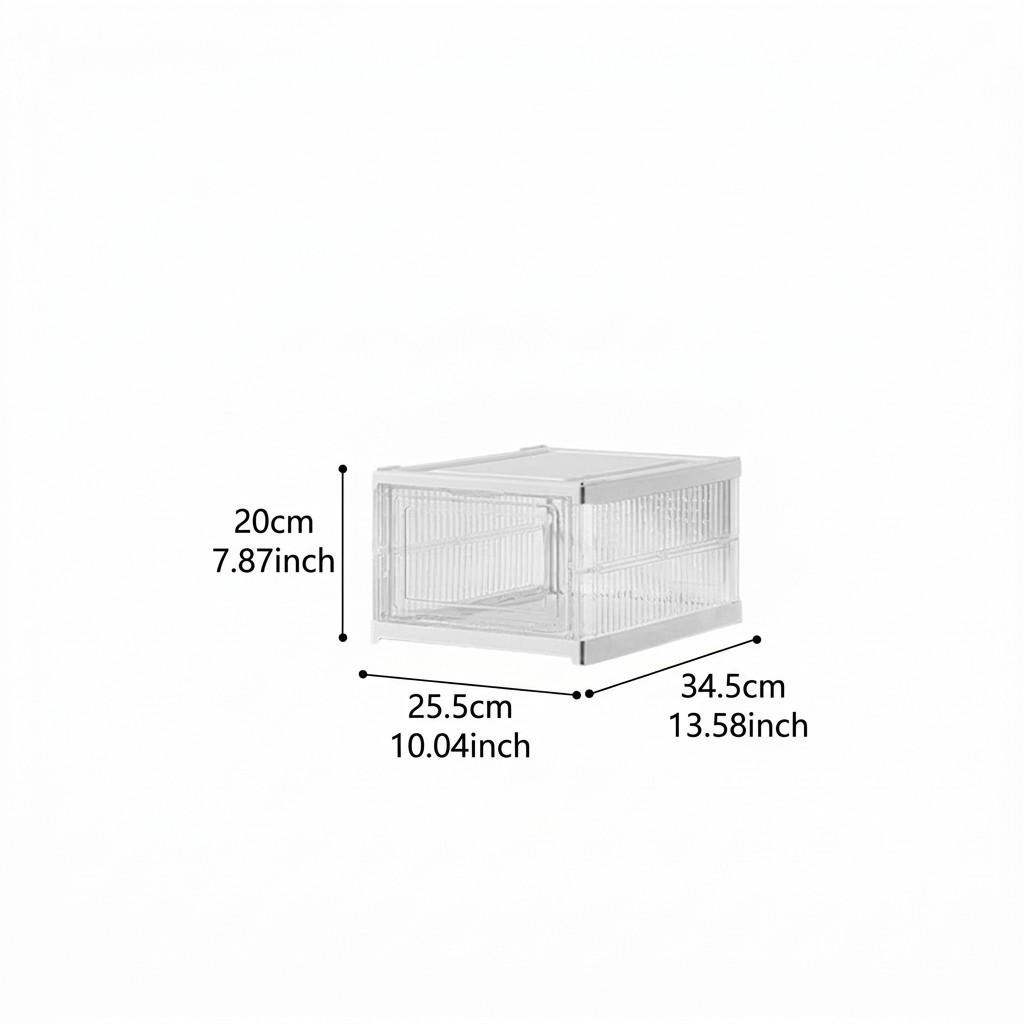 1/3/6/9-Set Folding Shoe Cabinet, No Installation, Thick Plastic, Multi-Layer Transparent, Large Capacity, Dustproof, Home Entryway Storage