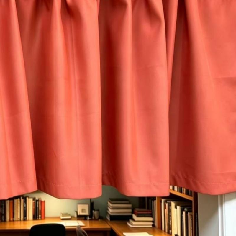 High-Quality Short Curtain, Rod Pocket Design, Minimalist Home Decor Essential, Perfect for Small Spaces, Three Colors Available, 1 Panel