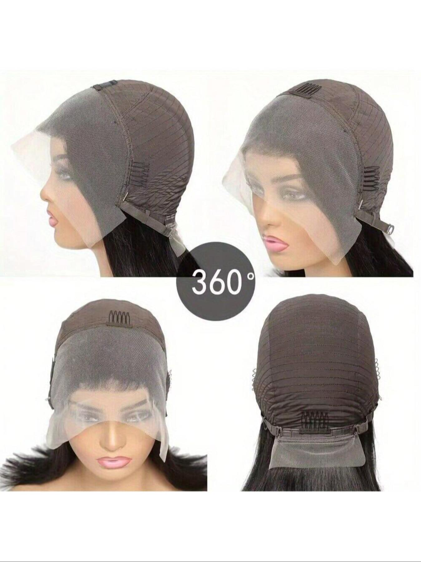 Highlight Straight Bob Lace Front Wig, 13x4 Transparent Lace, with Honey Blonde Highlights, Pre Plucked Baby Hair, Human Hair Bob Wig