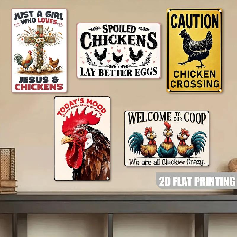 Christian Lifestyle Vintage Aluminum Sign, Farmhouse Style Inspirational Wall Art, Religious Decor Poster, 8x12 Inches, 2D Flat Design