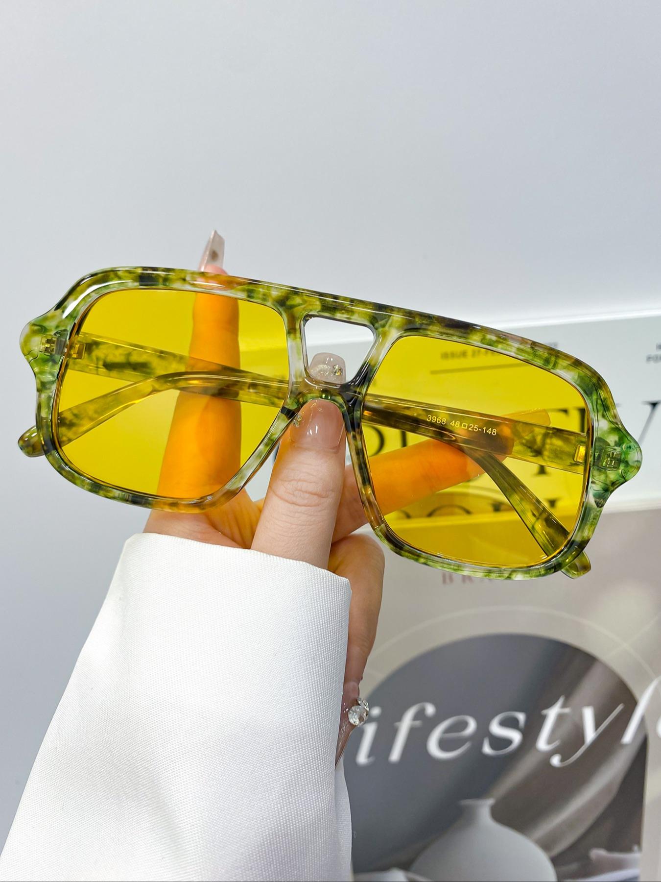 Fashion Vintage Oval Glasses for Women & Men, High Quality Casual Daily Wear Eyewear, Simple Versatile Decoration Frames