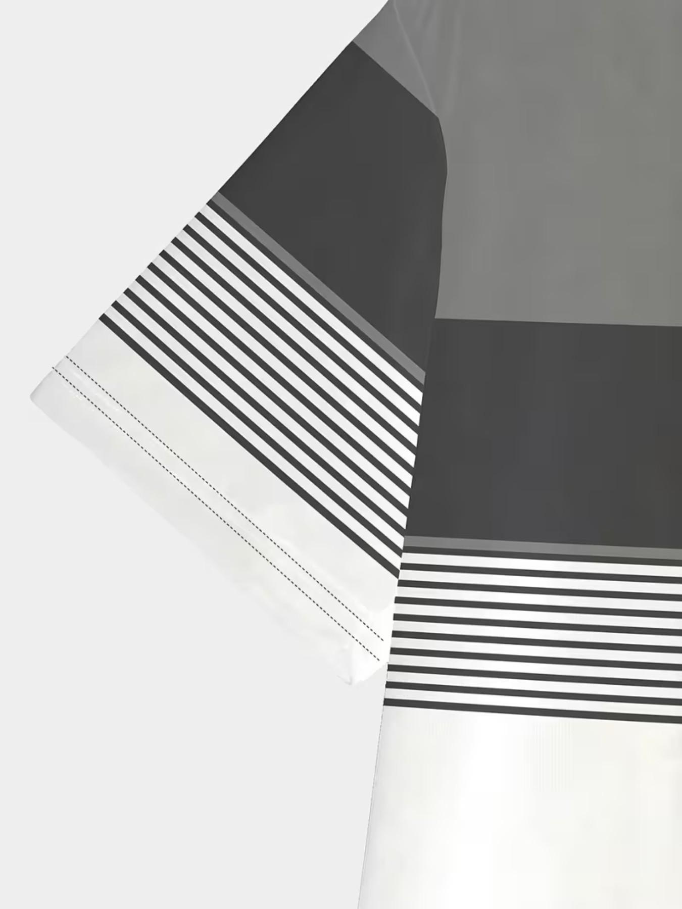 Men's Casual T-Shirt, Lightweight Polyester, Outdoor Commute Vacation, All Seasons Comfort, Round Neck, Slim Fit