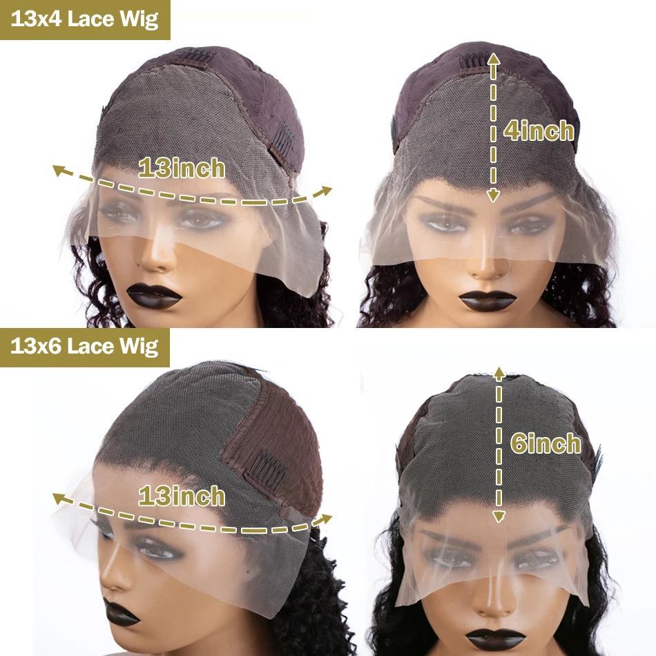 Bling Hair Clearance Deep Wave Lace Front Wig 13x4 13x6 Hd Lace Frontal Human Hair Wigs For Women Real Human Hair
