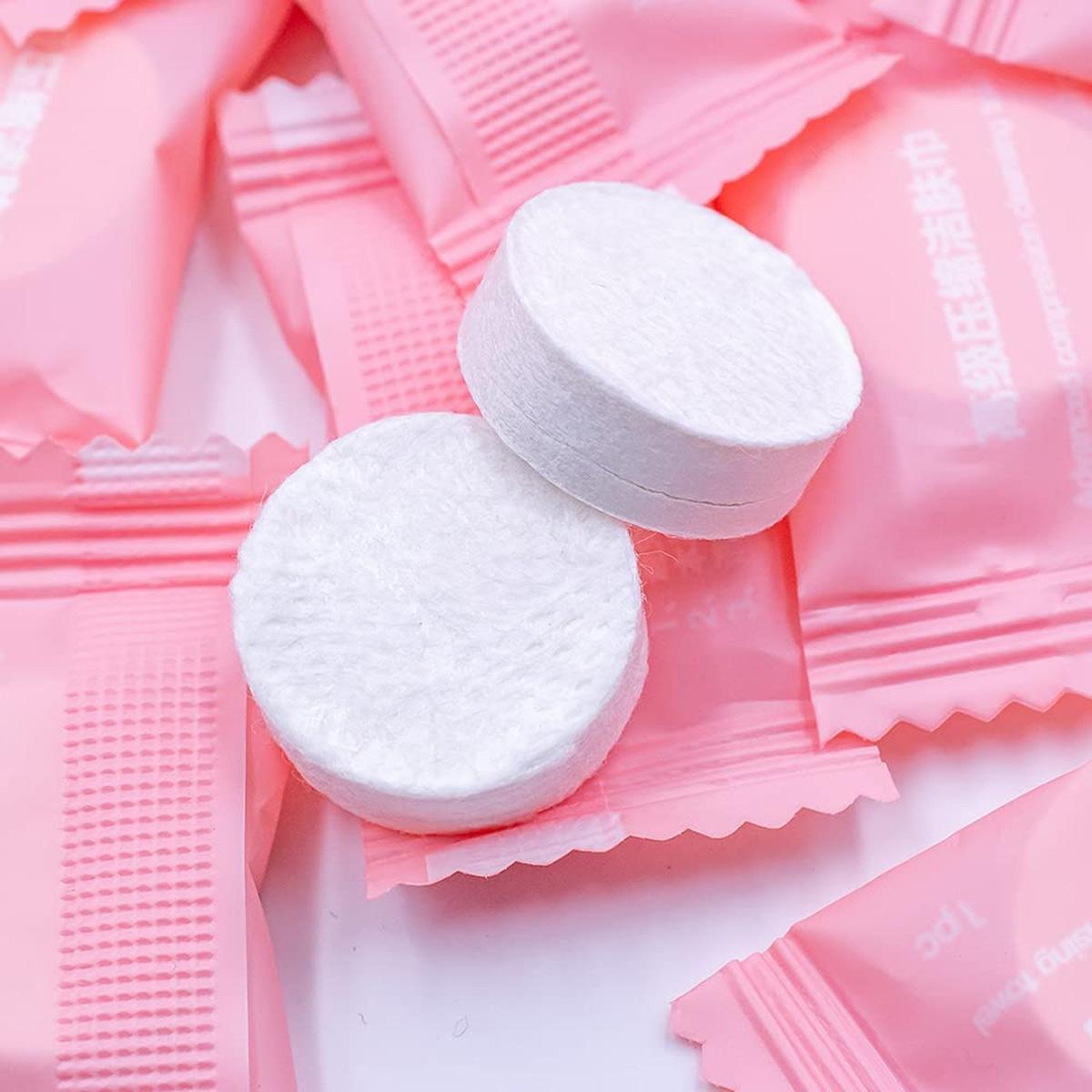 100/50/20 Pcs Compressed Bath Towels, Disposable Travel Towels, Portable Large Thick Absorbent Face Towels for Hotel and Home Use