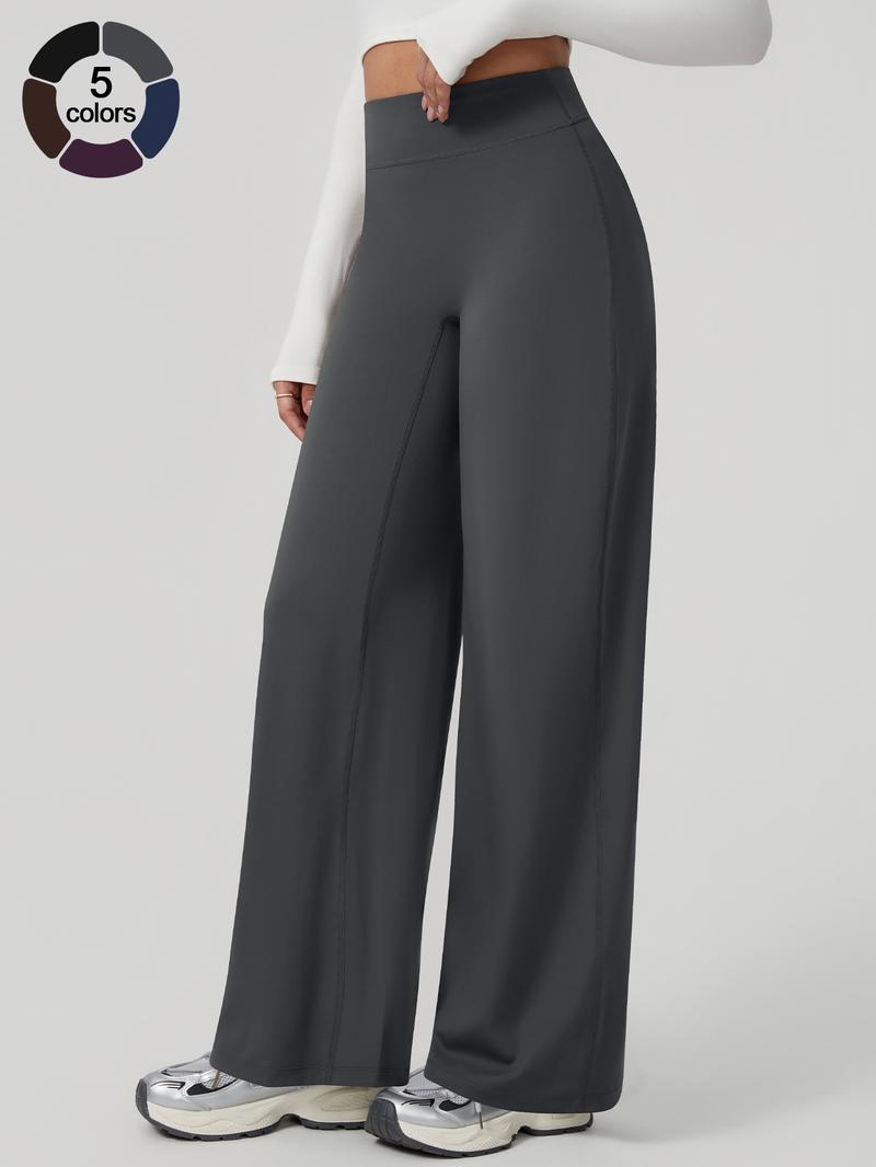 Women's High-Waisted Wide-Leg Pants, Casual Chic Trousers, Comfortable Loose-Fitting Design, Soft Breathable Fabric, Perfect for Daily Wear & Sports