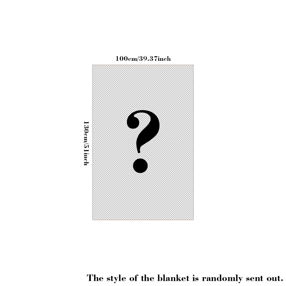 1pc Random Style Cartoon Polyester Blanket, Comfortable and Warm, Lightweight, Ideal for Living Room, Nap, Car Heating Blanket