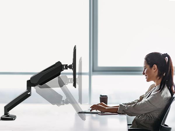 MOUNTUP Single & Dual Monitor Desk Mount for 13''-32'' Monitors MU0004