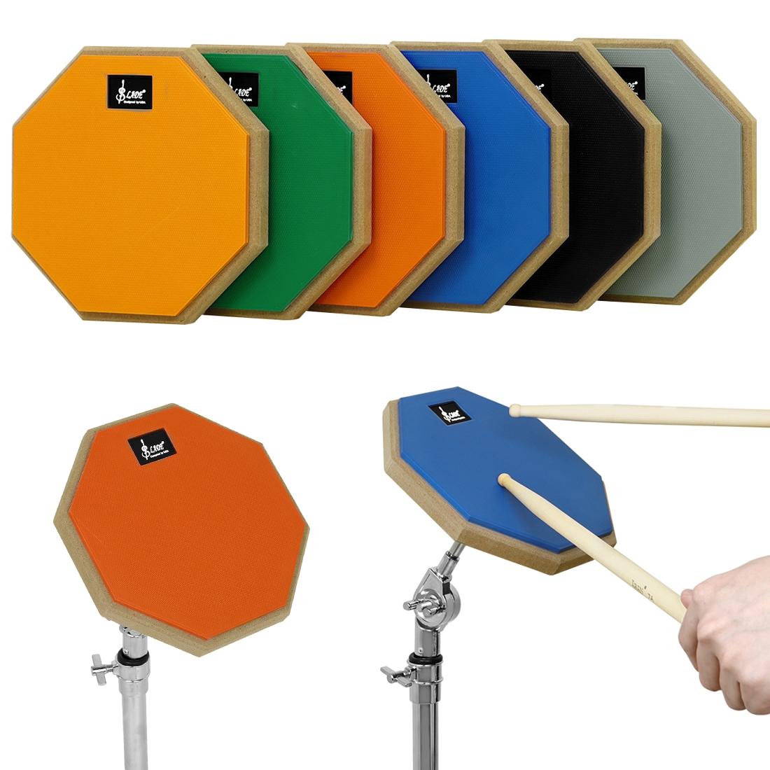 Practice Drum Pad and Drumsticks Set, 8-Inch Mute Drum Pad, Maple Wood 5a Drum Sticks Included, Ideal for Drumming Exercises