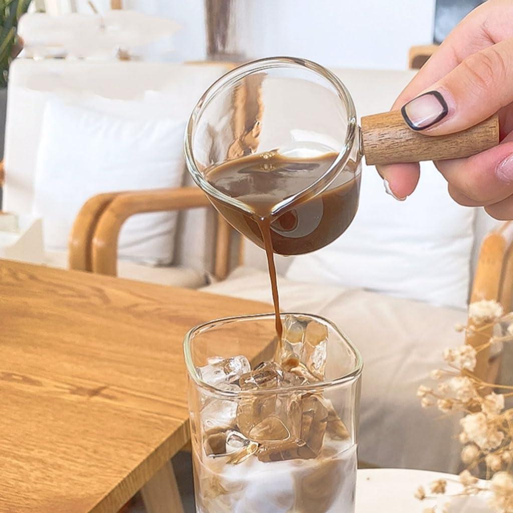 6-Pack Leak-Proof Glass Cups with Lids & Straws, High Borosilicate Rectangle Mugs, Spill-Proof for On-the-Go, Christmas Gift