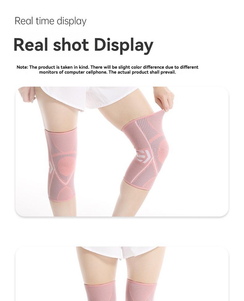 Unisex Sports Knee Pads, Anti-Slip Design for Dancing Fitness Skipping Basketball Cycling Hiking Running, Warm Thin Protective Gear