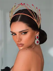 Elegant Handmade Rhinestone Hair Clip, Bohemian Bridal Headpiece, Wedding Accessory, Unique Design, Perfect for Special Occasions