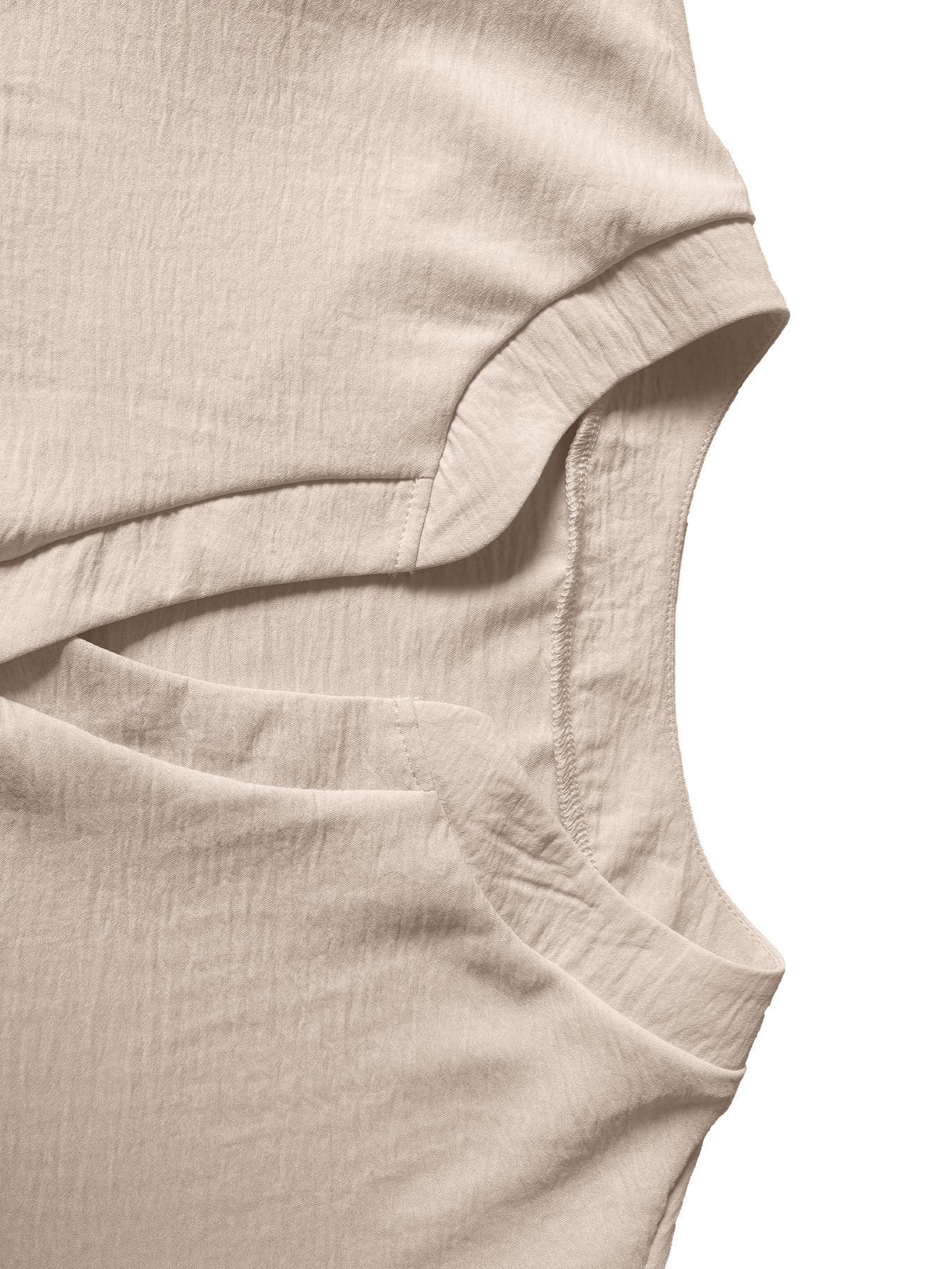 Plus Size Women's Ruffled Sleeve Notched-Neck Fitted Blouse Shirts, Elegant Comfortable and Stylish Solid Color Top, Perfect for Everyday Casual Wear