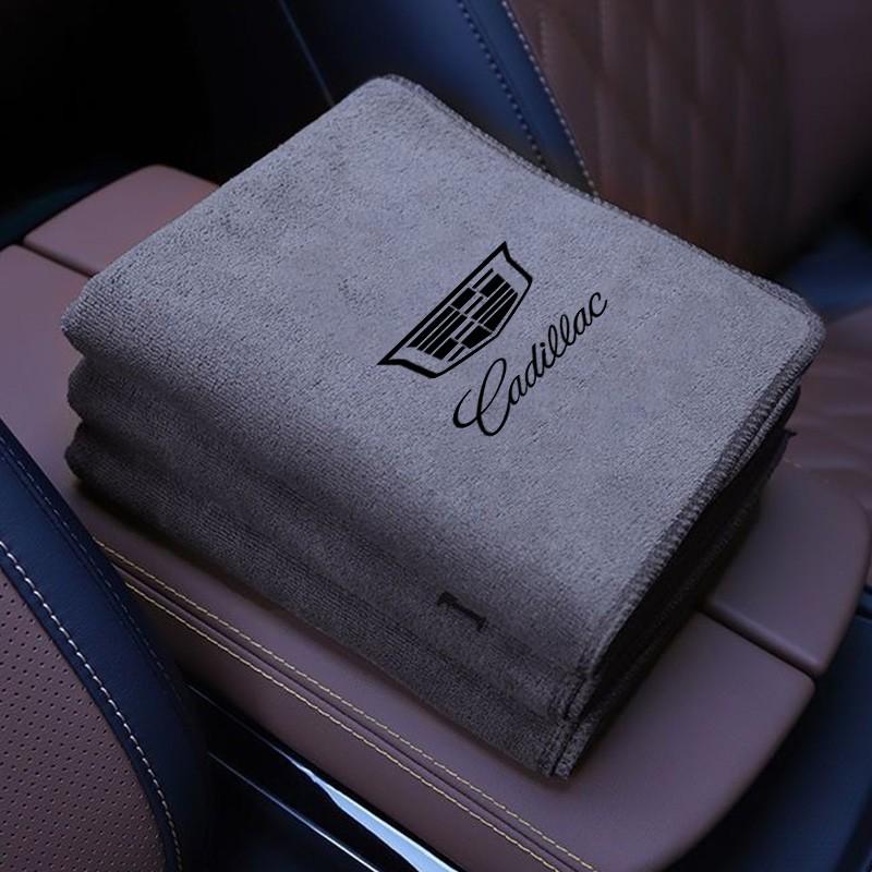 High Quality Microfiber Car Wash Towel Drying Cloth Cleaning Towel for Cadillac ATS BLS CT4 CT5 STS XLR XT4 XT6 XTS Escalade Deville DTS