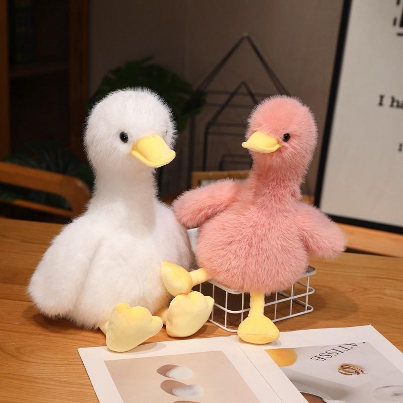 Duck Plush Toys Duck Dolls Cute Duck Plushies Adorable Stuffed Animal Plush Toys Yellow White Black Stuffed Animal Soft Kawaii Plushies Perfect For Kids Birthday Valentine's Day Gifts Thanksgiving Day Mother’s Day Gift Room Decor