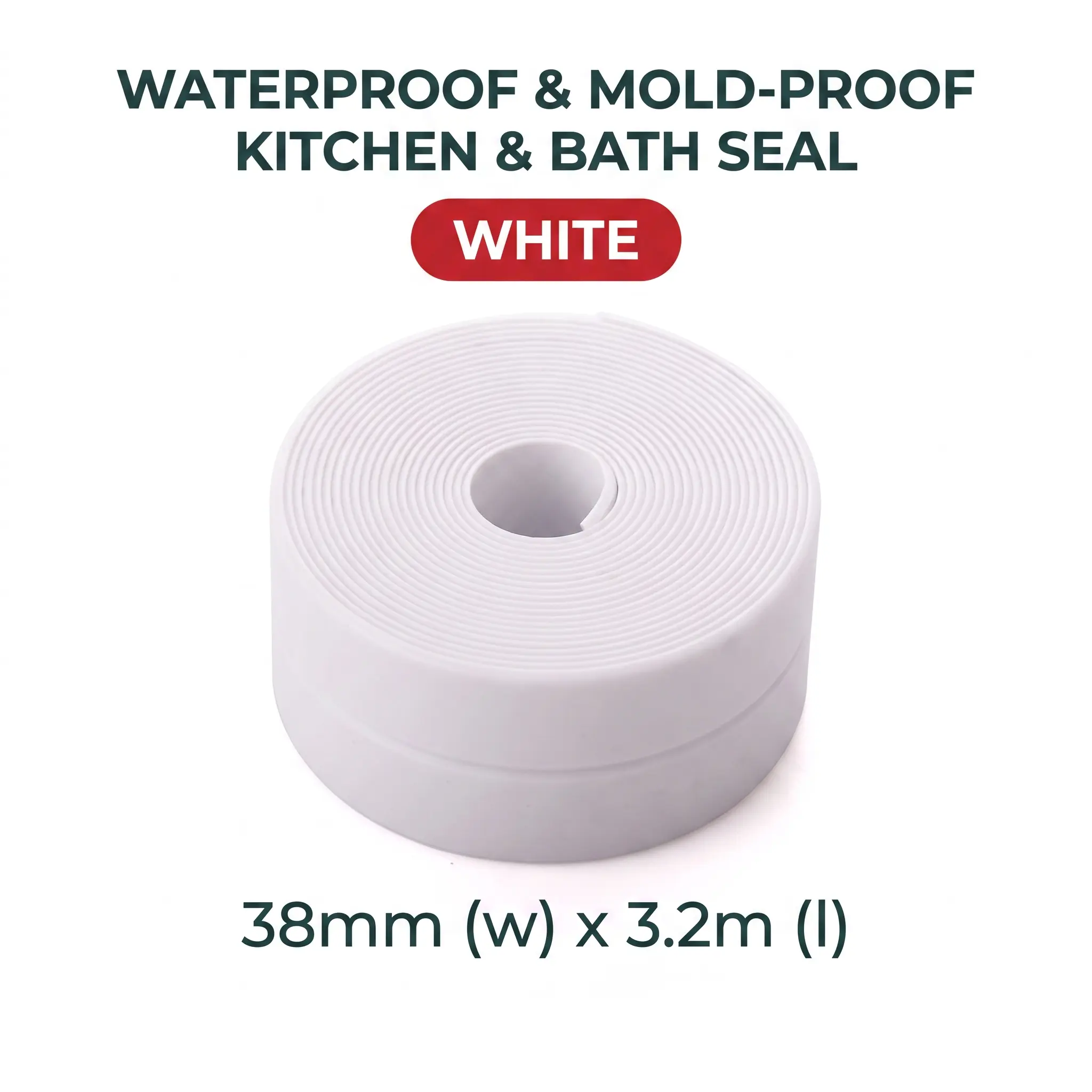 【1 Pack】White 