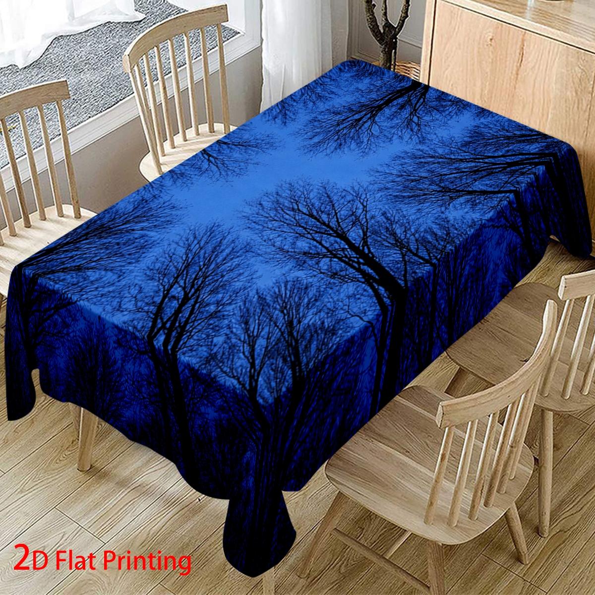 Tablecloth for Weddings and Parties, Durable Machine-Washable Fabric, Perfect for Dining and Home Decor, Easy-Clean Design