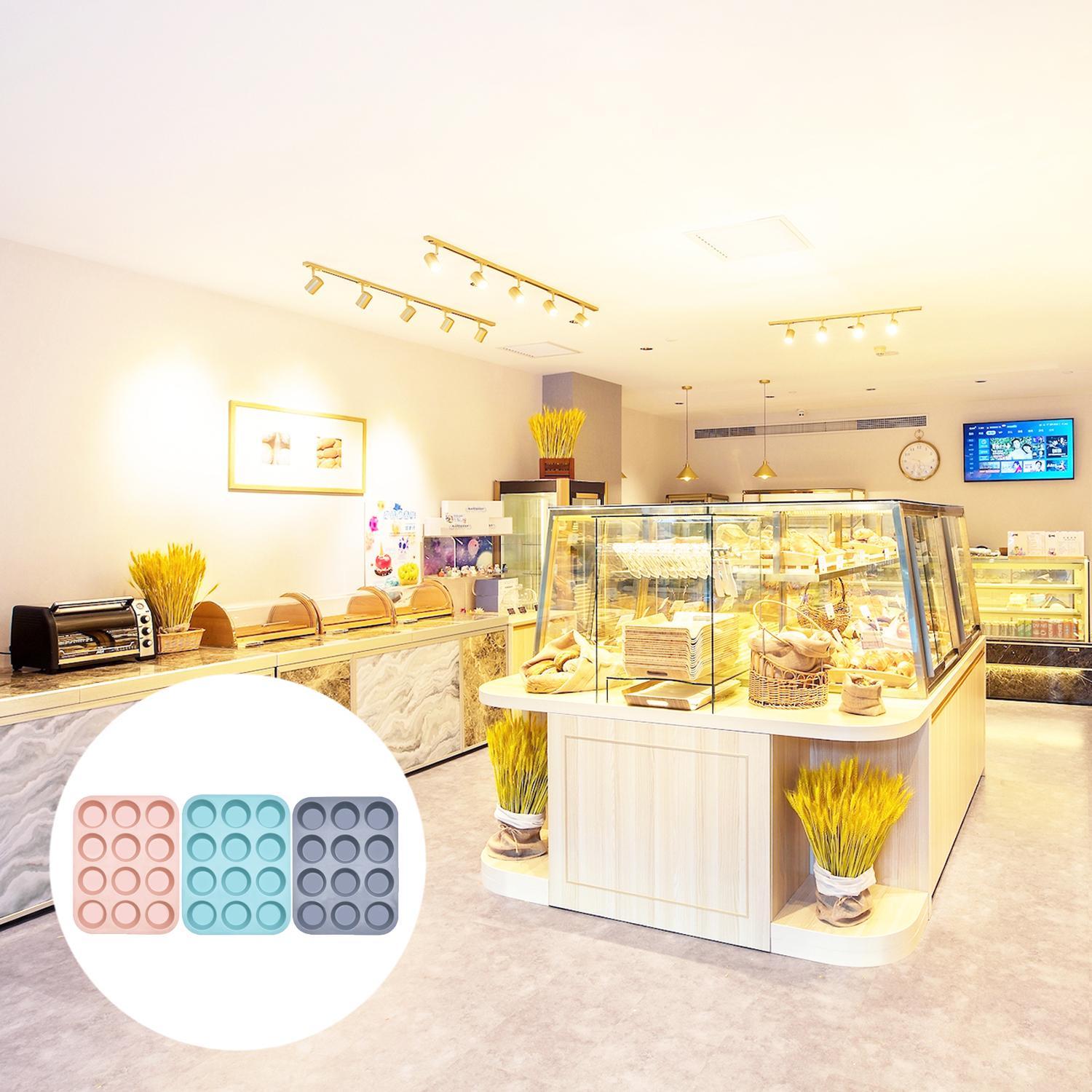 Silicone Baking Molds Set, 3-Piece Mini Pancake & Cupcake Mold, Dishwasher Safe, Oven Compatible, Perfect for Home Baking