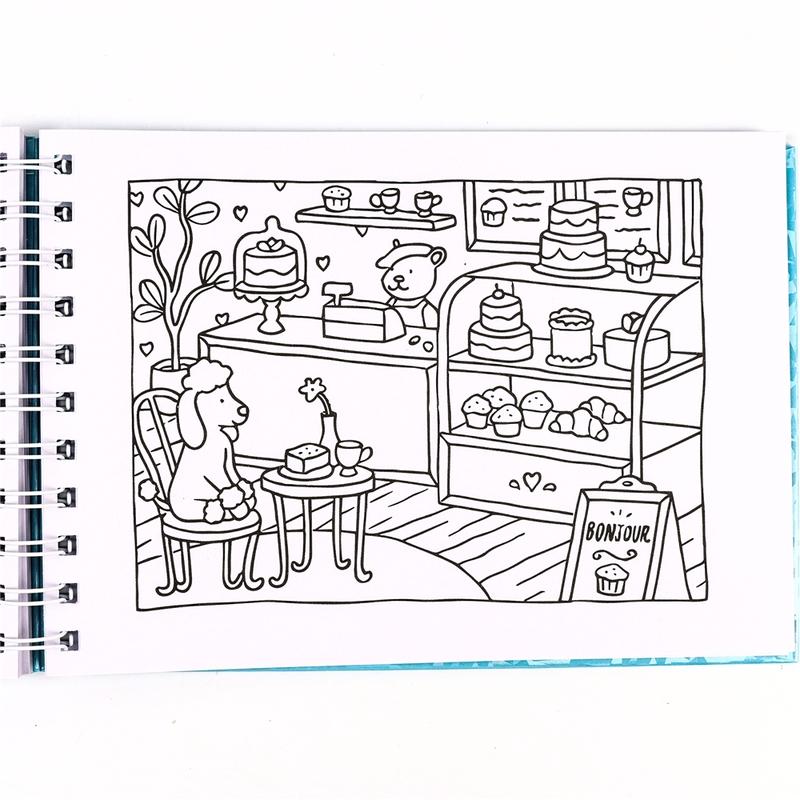 Bobbie Goods Coloring Book Luxury Edition for Adults & Teens, Comfortable Hygienic Design, Relaxing Stress Relief, Random Cover Color