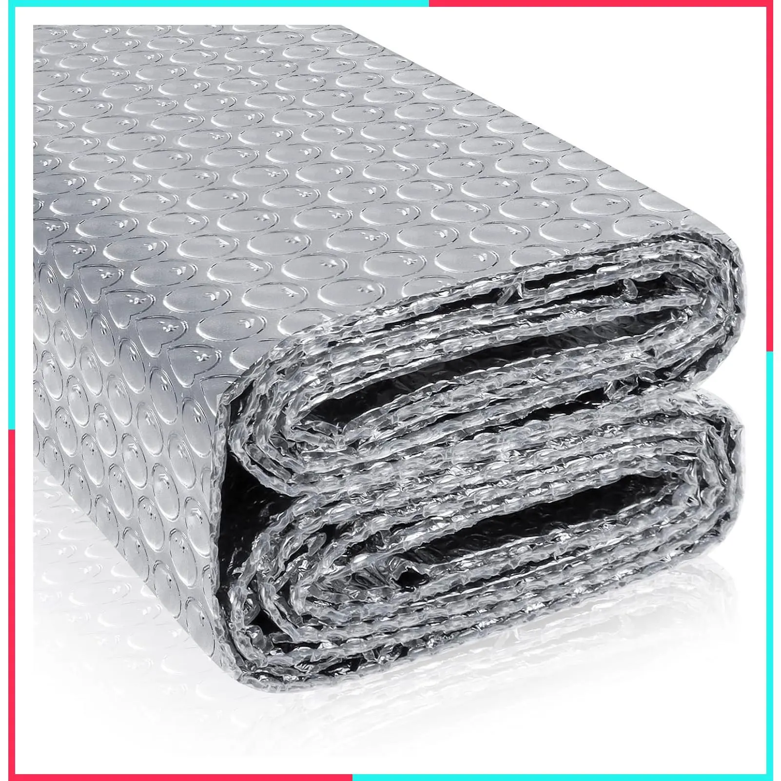 Bubble Insulation Sheet, Reflective Insulation Roll, 23.6IN X 10FT