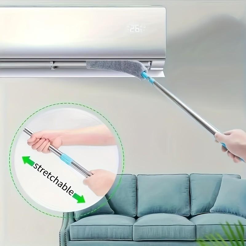 Extendable Microfiber Duster with Long Handle, Dust Capture, Reach Hard-To-Access Areas and Corners, Ideal for Bedroom, Living Room & Home Cleaning