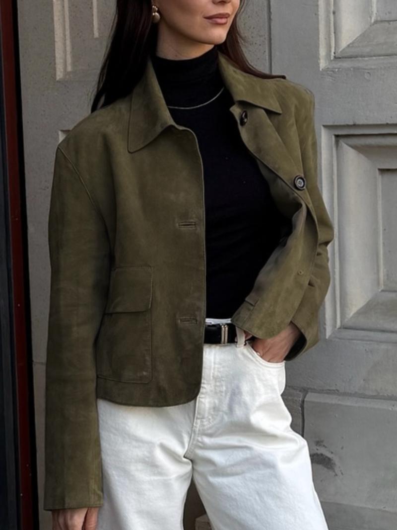 Women's New Autumn Winter Fashion Jacket Coat, Classic Style, Casual Versatile Outerwear, Comfortable & Stylish Women's Clothing