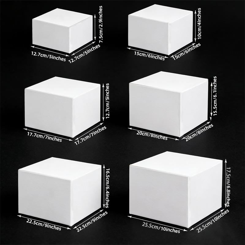 Transparent Round Cake Stand (3-10 Inches), Reusable Party Cake Base Holder, Bakery Display Service Tray, Ideal for Weddings and Parties