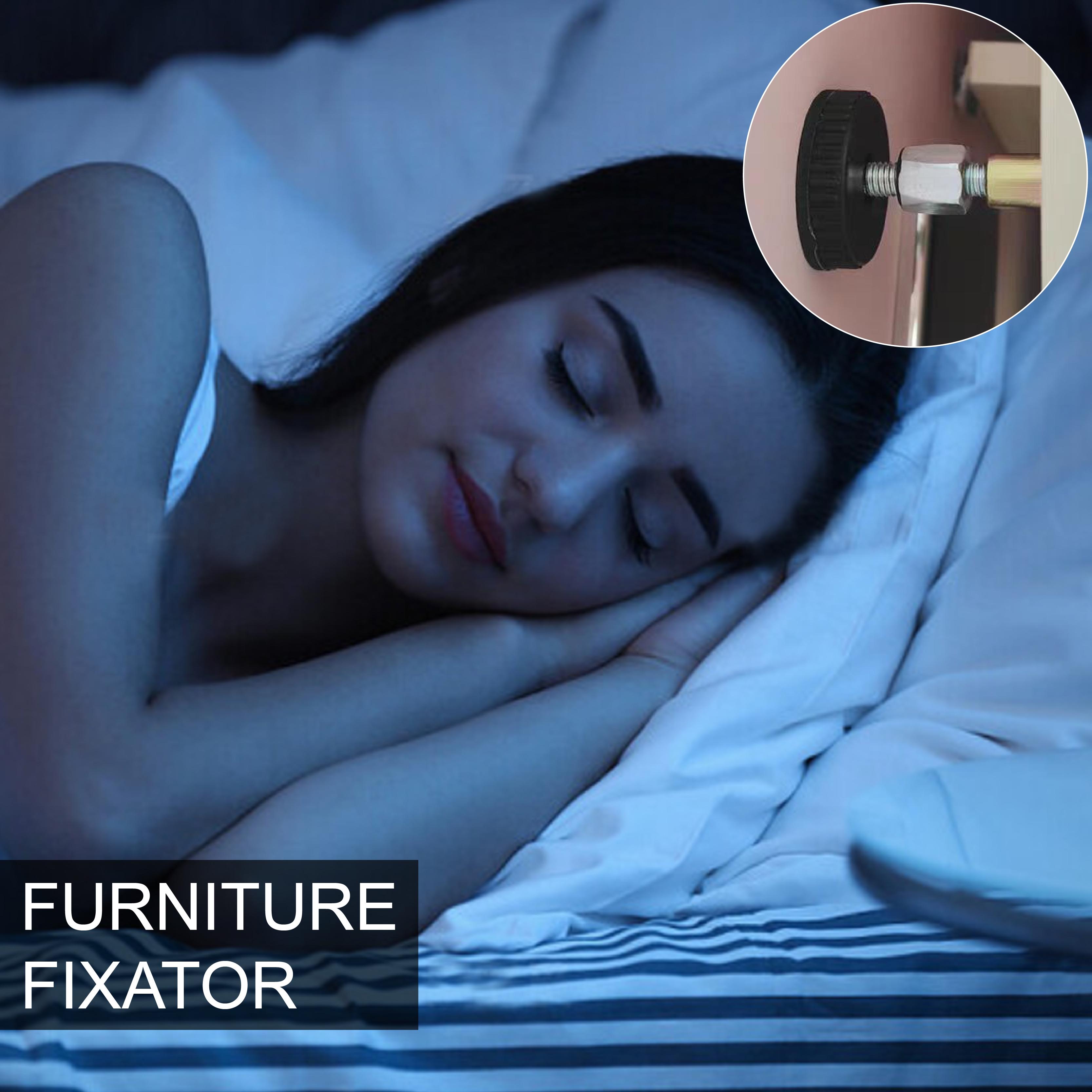 4 Counts Adjustable Threaded Bed Frame Fixer, No-Shake Headboard Wall Brackets, Headboard Reinforcement System, Quick Installation Reduce Noise 4 Counts Adjustable Threaded Bed Frame Fixer, No-Shake Headboard Wall Brackets, Headboard Reinforcement System, Quick Installation Reduce Noise