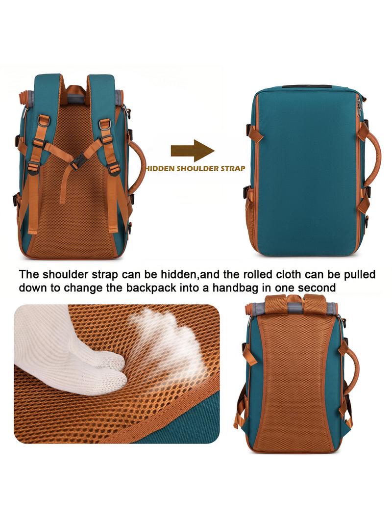 Large Capacity Backpack with Shoe Compartment, Multifunctional Travel Bag, Outdoor Hiking Pack, Unisex Laptop Backpack, Casual Travel Backpack, All Seasons