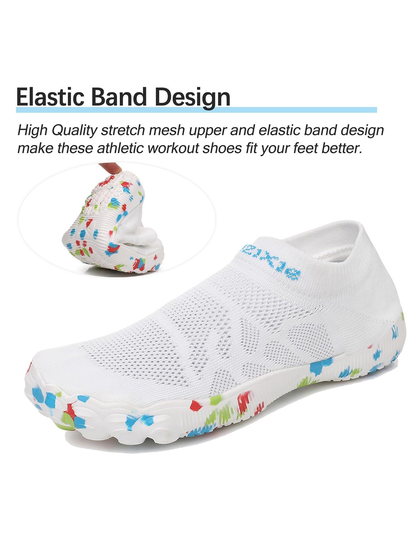 Women's Barefoot Water Shoes, Quick Drying Athletic Gym Footwear, Beach Swim Sneakers, Aqua Shoes for Diving Sailing Travel Fishing