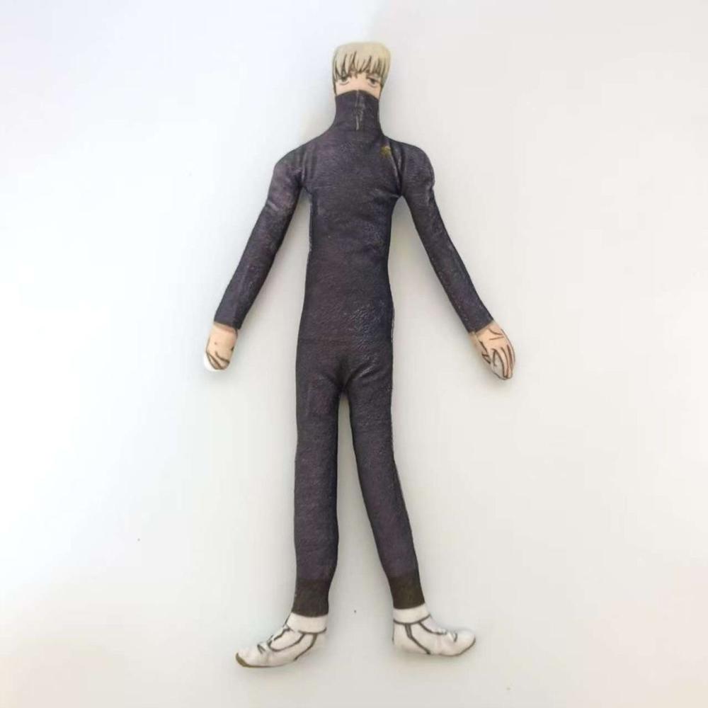 JJK Anime Plush Dolls (Gojo Satoru, Geto Suguru, Ryomen Sukuna, Itadori Yuji, Fushiguro Megumi, Inumaki Toge, Fushiguro Toji) - 38cm Slender Twistable Unique Shape Stuffed Toys, No Battery Needed, House Decoration, Birthday Gift for Anime Fans, Unisex, Po