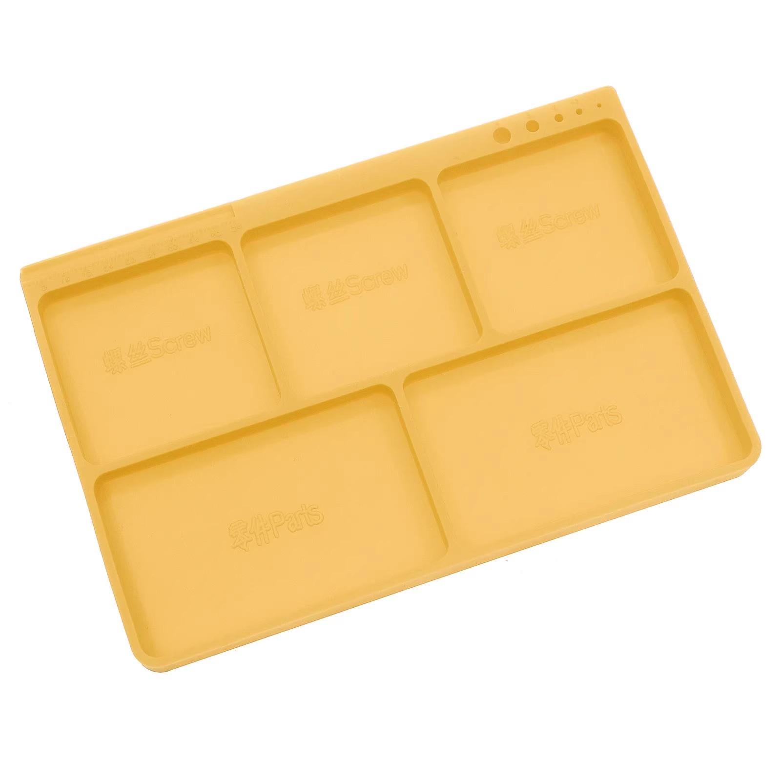 RC Model Car Repair Screw Tray, Bearing Nut Silicone Tray, Hardware Storage Disk, RC Hobby Accessories, Organize Small Parts Efficiently