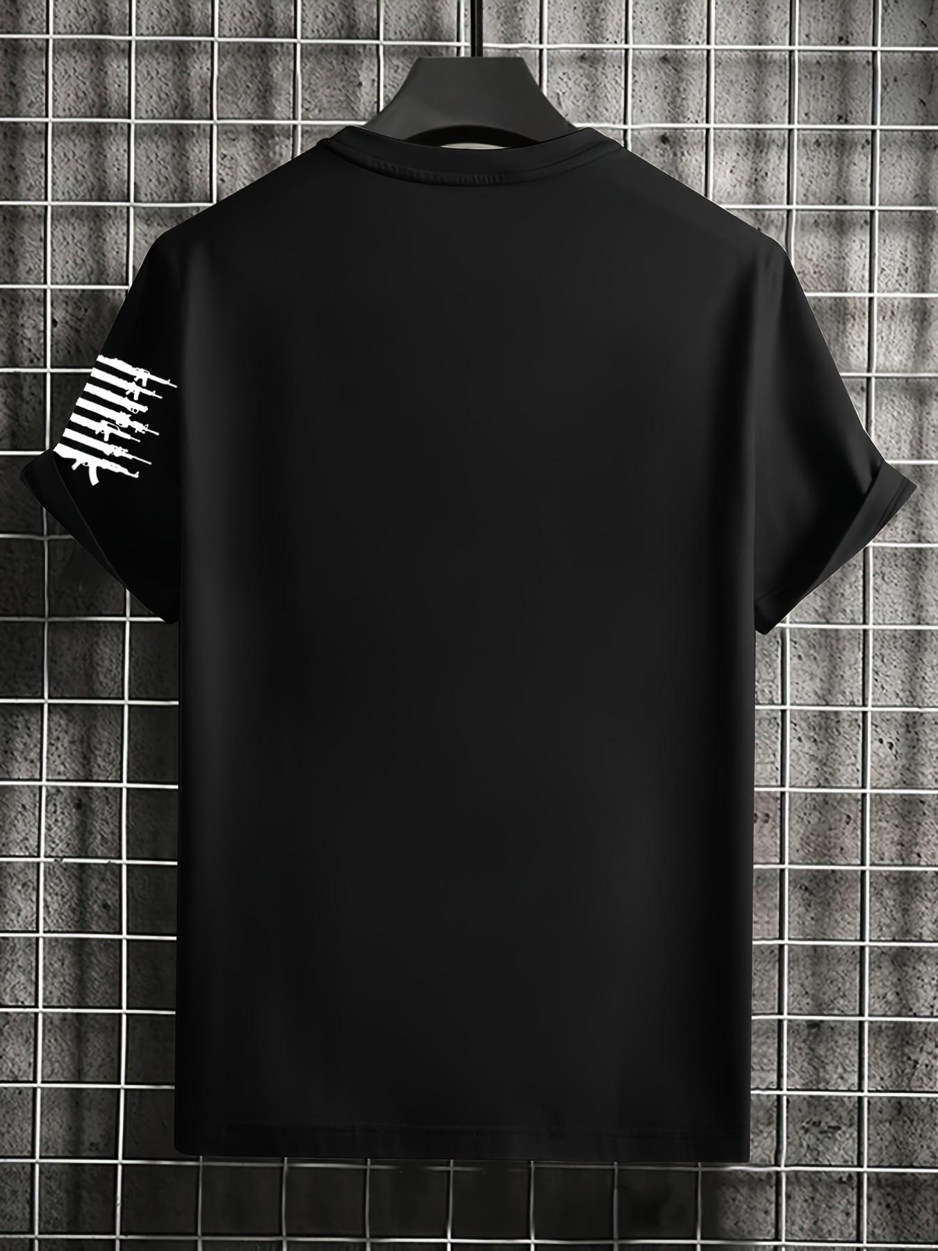 Germany National Team 2026 World Cup Theme Short Sleeve T-Shirt, Men's Loose Fit, Cotton, Breathable, Casual Style, All Seasons