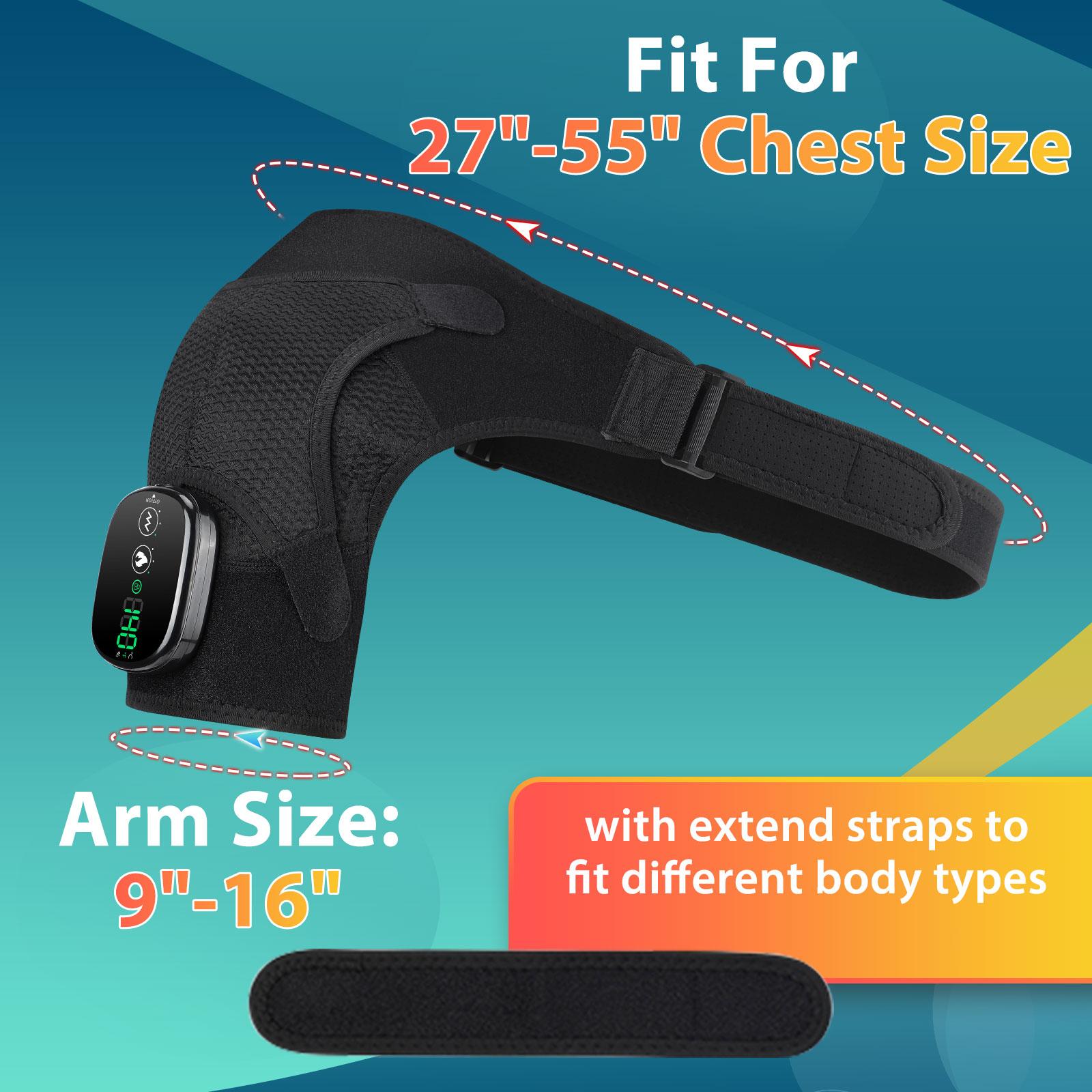 Heating Vibration Massage Shoulder Pad 3-speed Heating 3 Vibration Massage Portable Shoulder Massage Equipment USB Rechargeable Gift for Parent Heating Vibration Massage Shoulder Pad 3-speed Heating 3 Vibration Massage Portable Shoulder Massage Equipment USB Rechargeable Gift for Parent