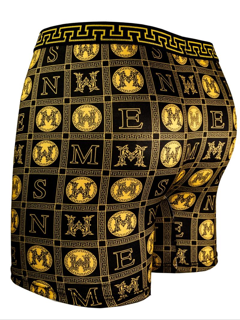 Men's Long Briefs, Comfortable High Elasticity Sportswear, Casual Fitted Underwear for All Seasons, Cycling Shorts, Sports Fitness Underwear