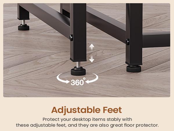 SEDETA L Shaped Gaming Desk with 4 Drawers, 109” Computer Desk with Display Cabinet, Home Office Desks with 2 Monitor Stands, CPU Stand, LED Lights and Power Outlet