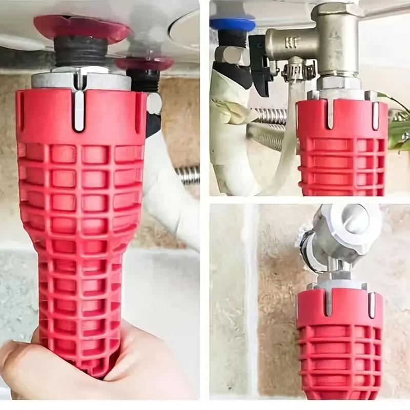 14 in 1 Multi-functional Sink Wrench,Bathroom Water Pipe Faucet Installation Repair Tool,Suitable for Hotel,restaurant,commercial,Cool Mechanic Tools.