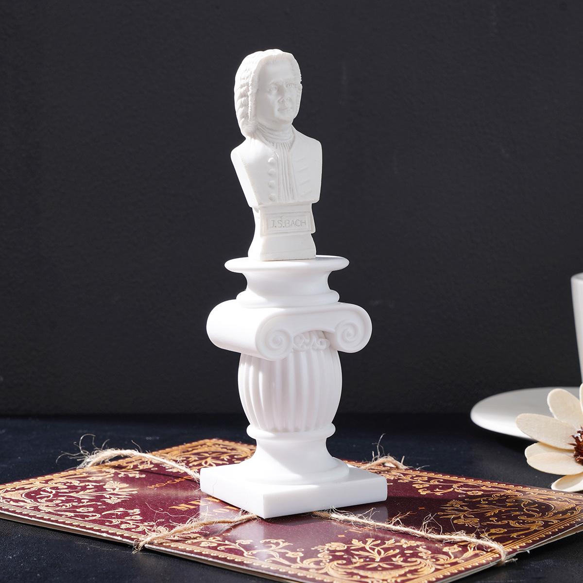 Drum Shape Roman Column Sculpture, European Candle Holder Base, Holiday Decoration Candelabra, Wedding Decor, Home Living Room Tabletop, Vintage Candle Stand