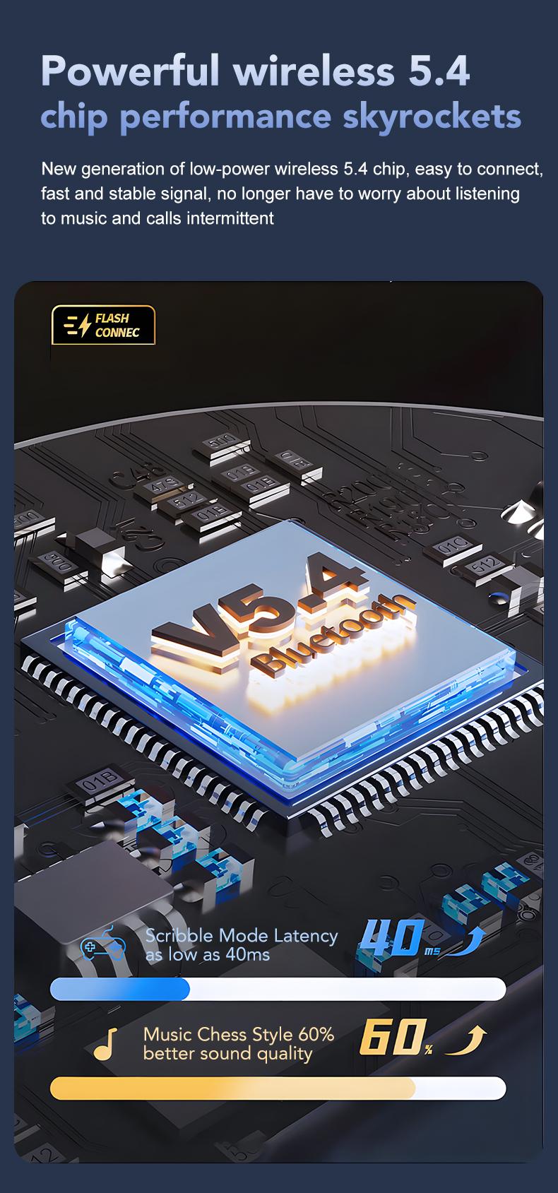 ERAZER X8 translation headset OWS headset Bluetooth 6.0 headset supports 135 languages ​​real-time Bluetooth translation to play music, phone call headset and conference summary headset