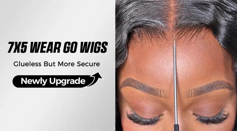 MorefaceBeauty 7x5 Wear Go Glueless Afro Kinky Curly Wigs Human Hair 200% Density Pre Bleached Lace Beginner Friendly Outdoorfun