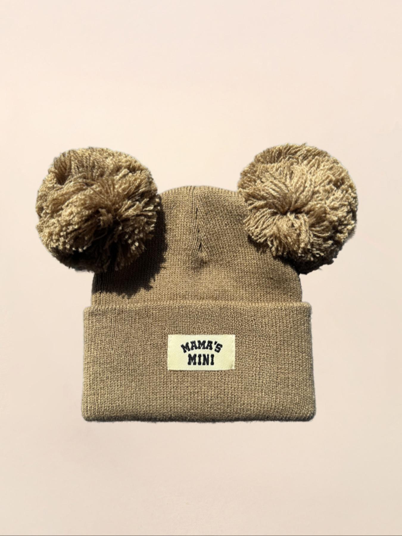 Newborn Knit Hat for Babies 1-3 Years Old, Casual Style Winter Beanie, Knitting Beanie, Warm Outdoor Use, Daily Commute Essential