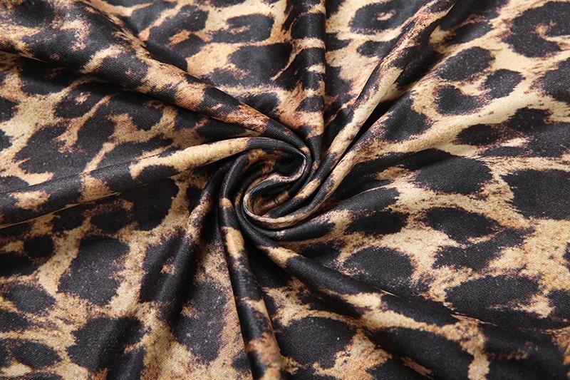 DOUCIU Bar Nightclub Party Dance Social Sexy Hot Beautiful Women'S Thin Bevel Design Printed Long Sleeve Elegant Formal Dress