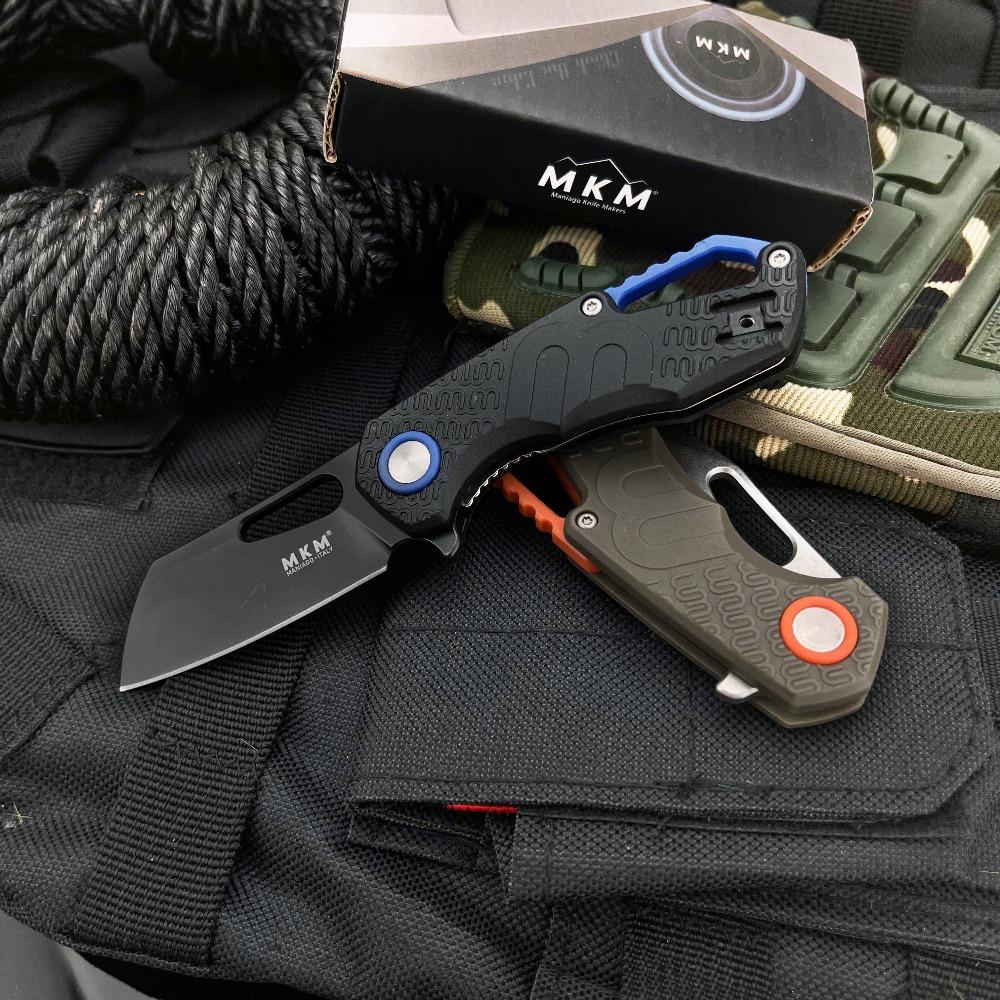 F0332 Mini Folding Knife with 8Cr13Mov Blade and Nylon Fiber Handle—EDC, Survival, Camping, Outdoor Survival Gear, Multi-Purpose Knife; Pocket-Sized Outdoor, Hiking, Rescue Tool Multi Functional Knives, Survival Equipment