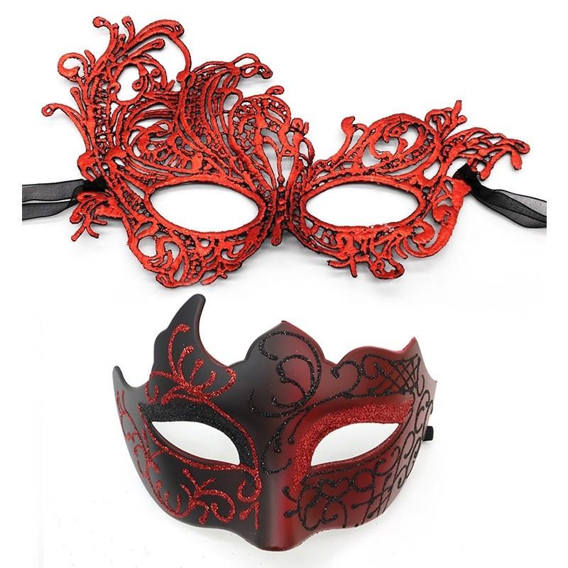Masquerade Masks for Women Men Couple Lace Eye Mask for Venetian Carnival Halloween Party Ball Prom Costume Mardi Gras