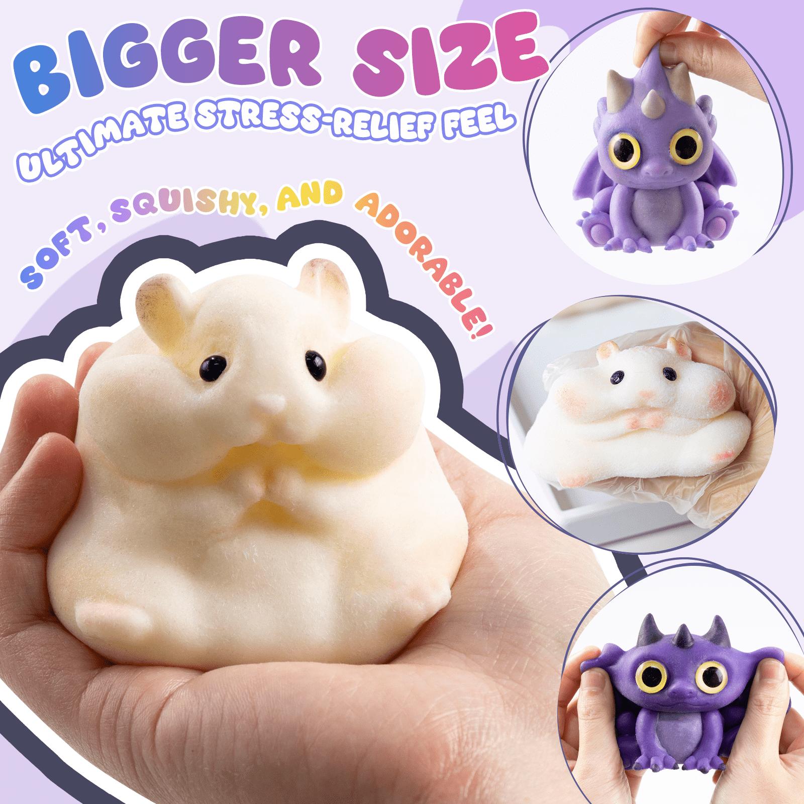 Hamster & Dragon Taba Squishy Making All-in-one Kit, Super Soft Silicone Rubber Making Kits 1:1 AB Ratio Mix Set with Paw, DIY Decompression Gift,Silicone Pigment Dye for Taba Squishy,Pefect for Beginners- LET'S RESIN