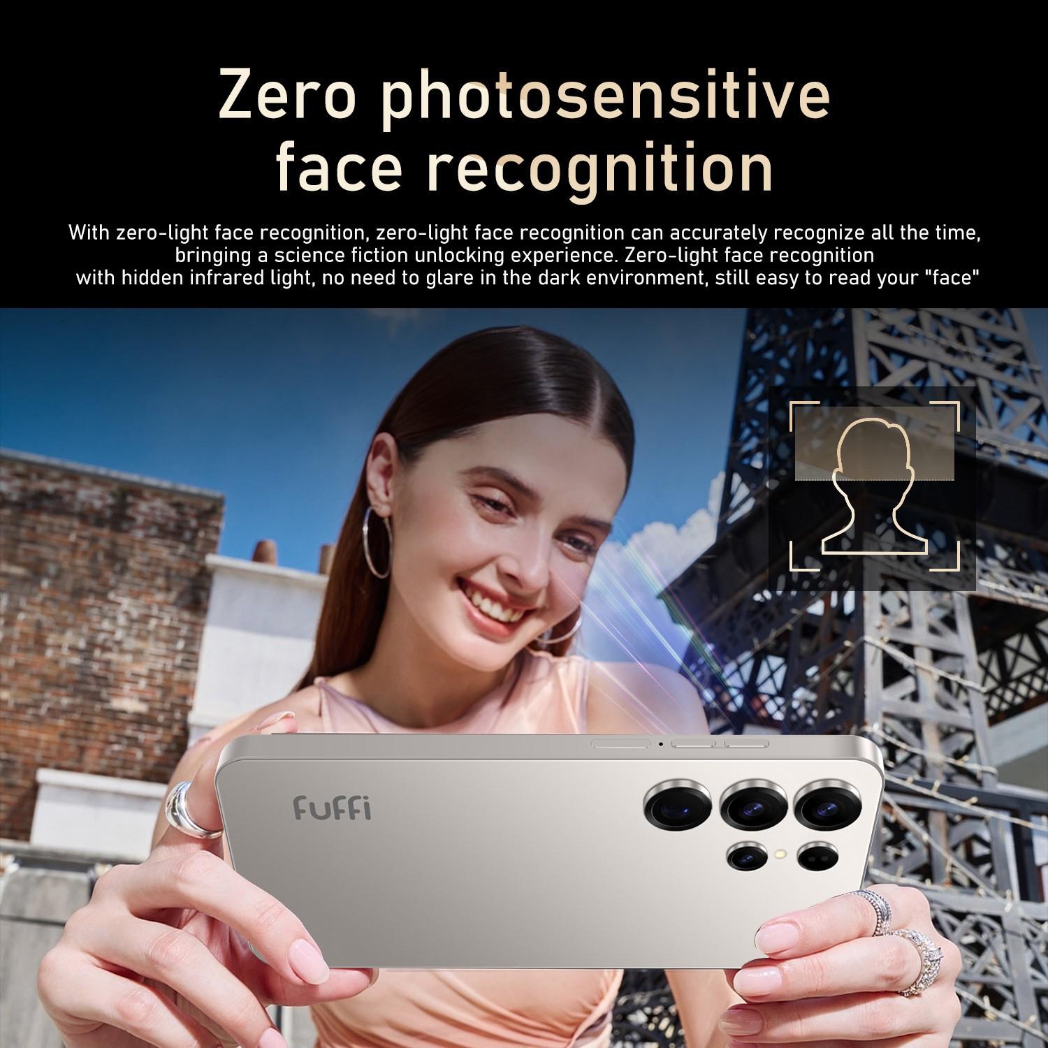 Fuffi Smart Unlock Dual Sim Smartphone 6.56 Inches Screen 4GB RAM 32GB Storage, 5+13mp Camera, 4g Network, Dual Sim, 3100mah Battery, Android 12, GPS