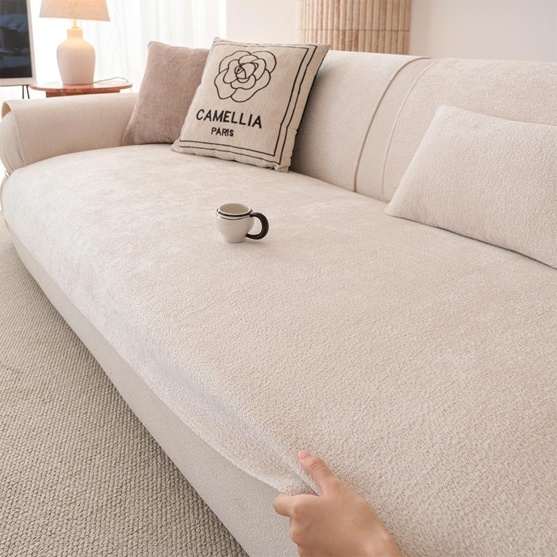 Anti-Slip Durable Sofa Cushion, Washable Pet Protection Cover, Soft Sofa Protector, Dustproof for Living Room and Office, Easy to Clean Cat Scratch Resistant