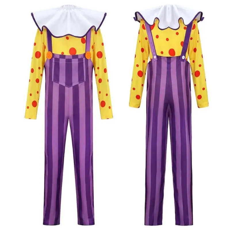Toy Story Chuckles Jumpsuit Cosplay Costume Anime Character Halloween Costume Party Performance Clothing for Adult Men