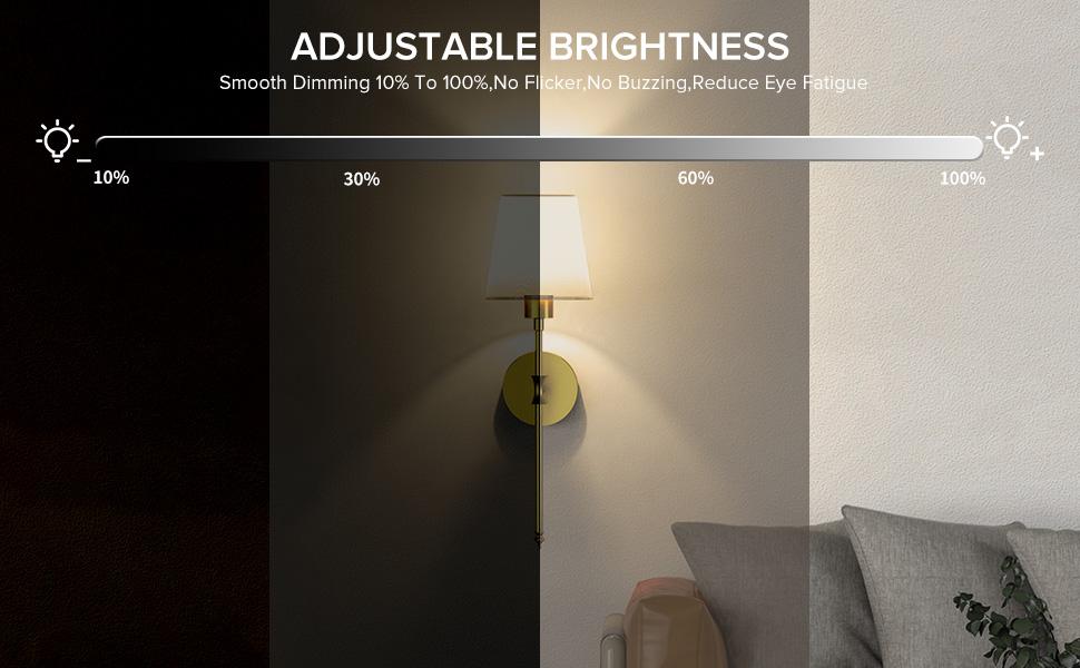 Viyawise Wall Lights Set of 2 with 2 Bulbs, 2 Type-C Cables & 2 Remotes – Battery Operated Wireless Wall Sconces, 9-Color Modes Rechargeable Lamps for Bedroom & Living Room